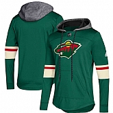 Women Minnesota Wild Green Customized All Stitched Hooded Sweatshirt,baseball caps,new era cap wholesale,wholesale hats